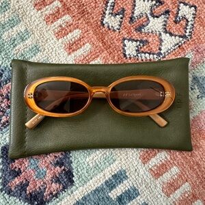 Le specs oval sunglasses